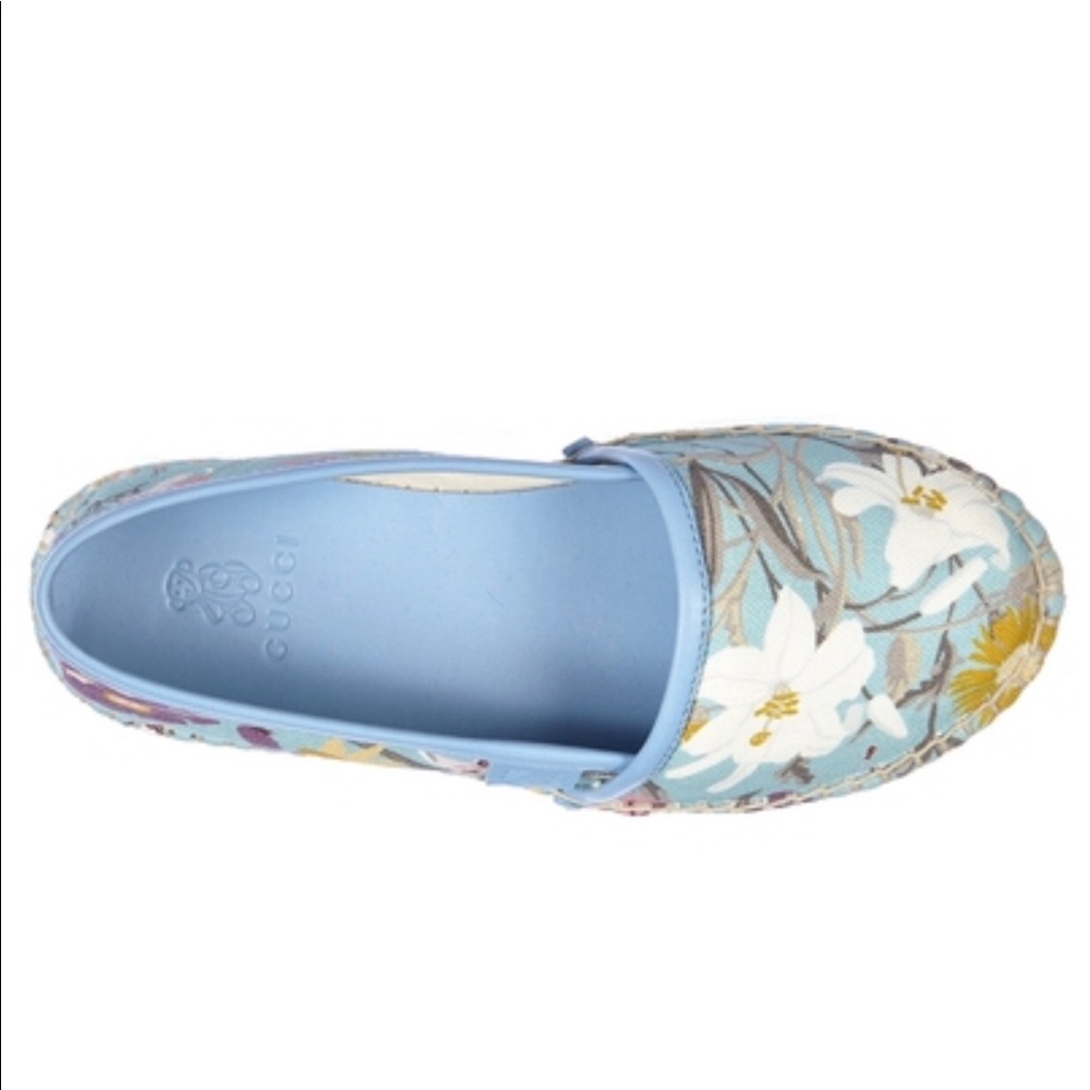 Gucci Girls espadrilles slip on shoes child cotton